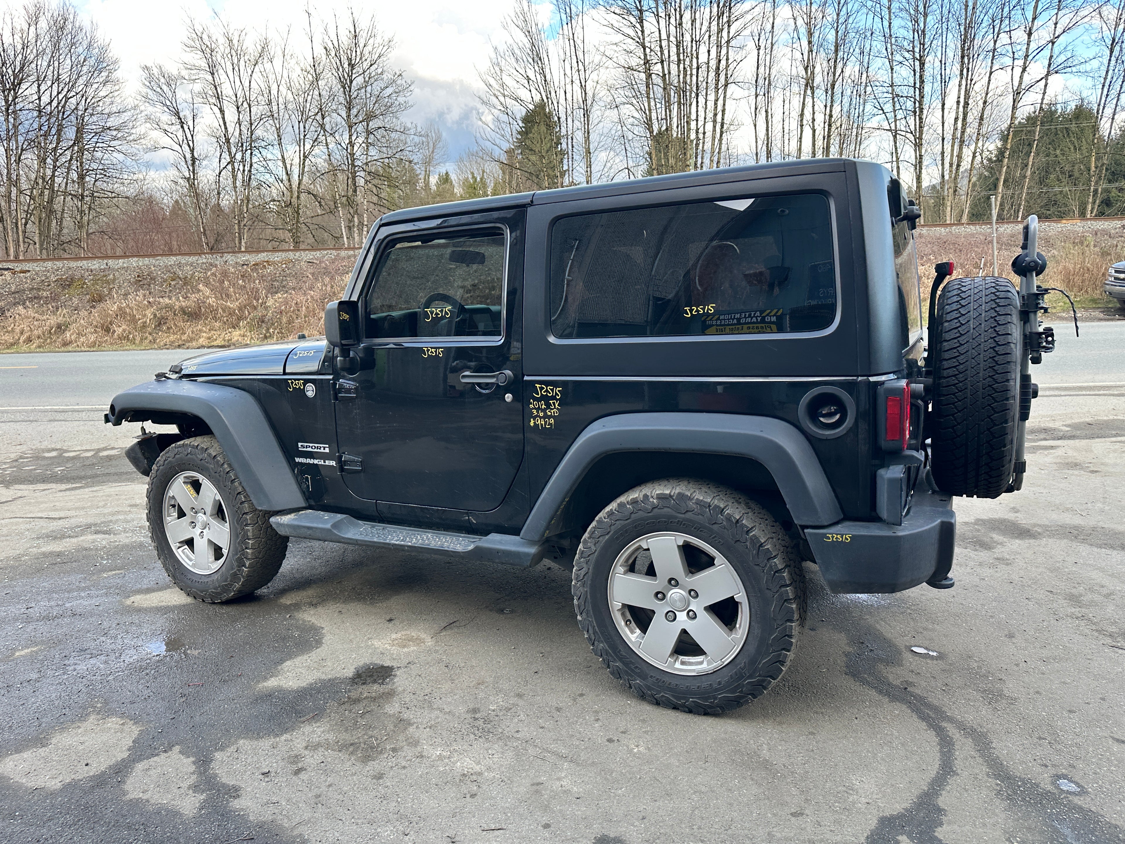 2012 Jeep Wrangler JK 2dr 3.6 – J2515