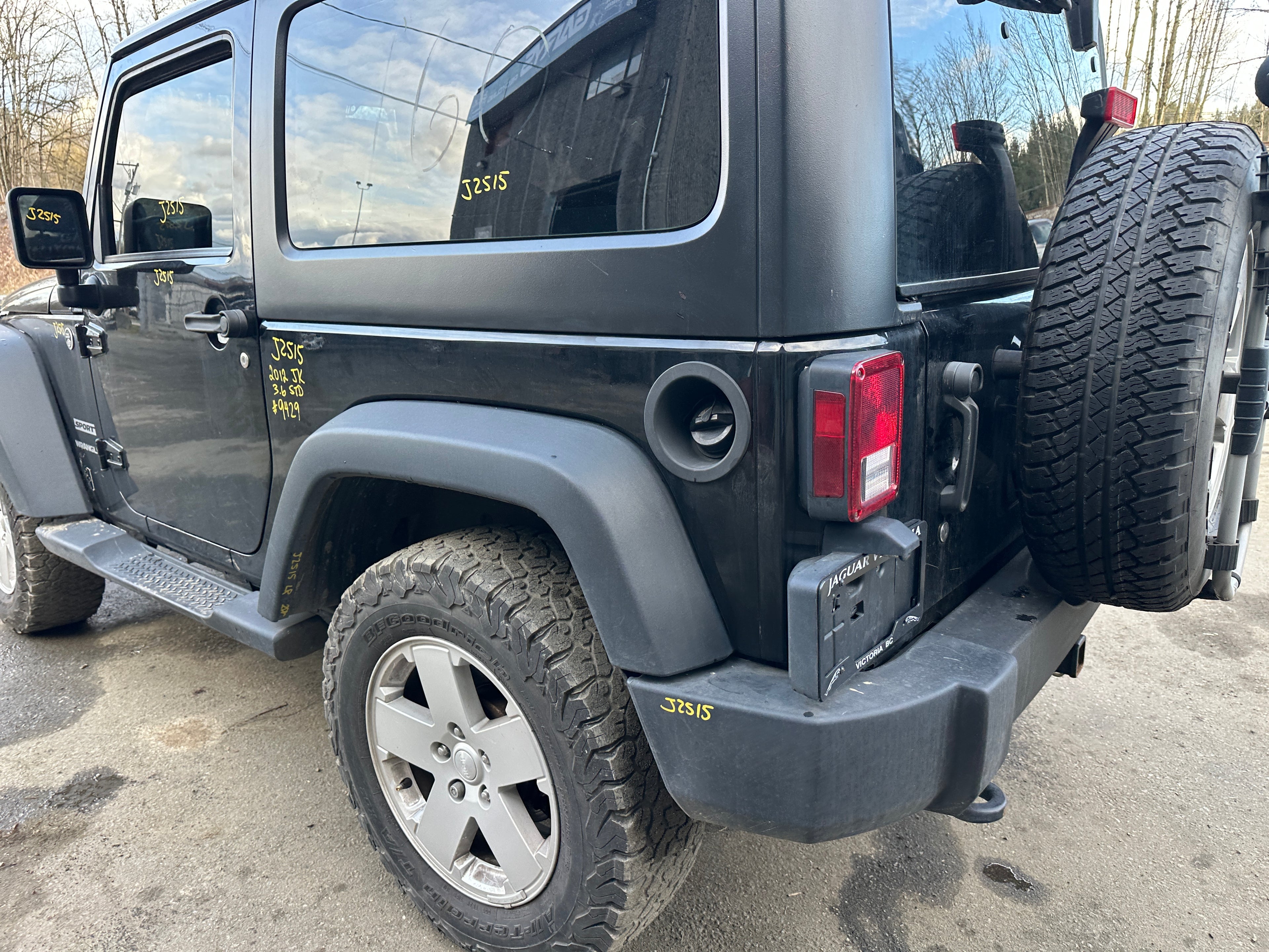 2012 Jeep Wrangler JK 2dr 3.6 – J2515
