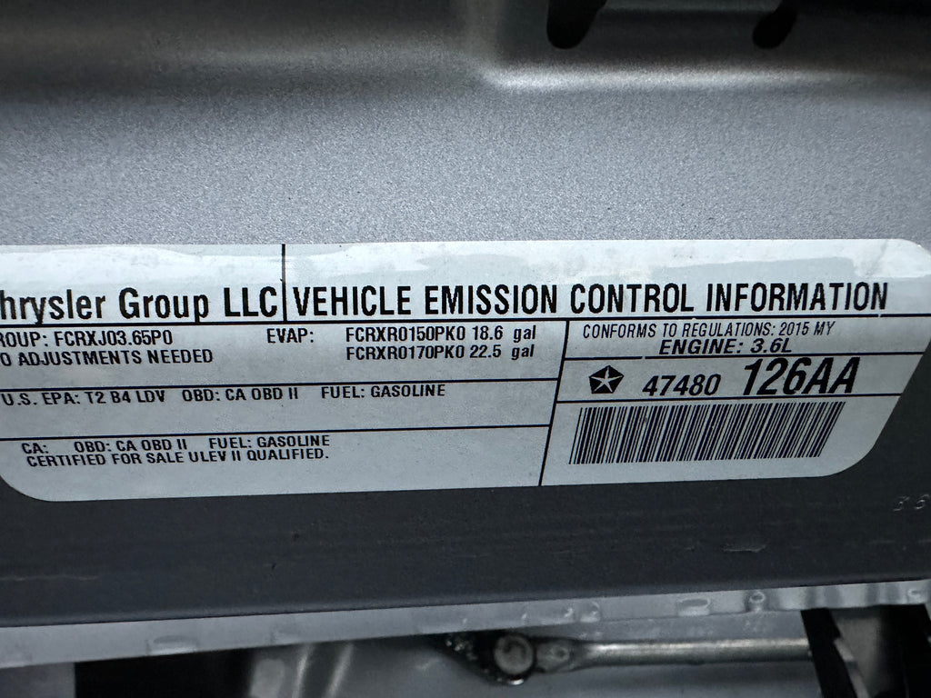 2015 Jeep Wrangler JK Unlimited Sahara 3.6 – J2560