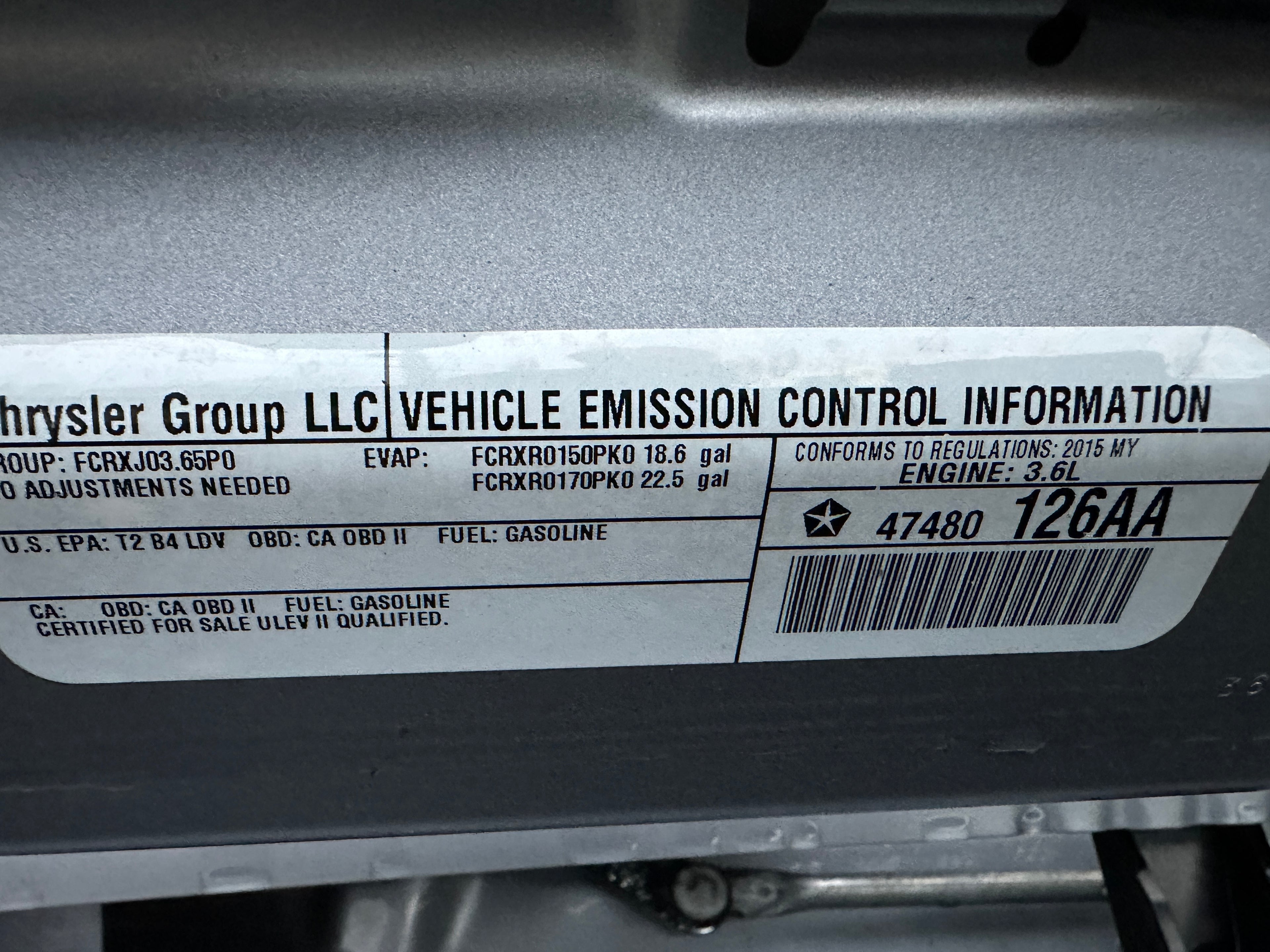 2015 Jeep Wrangler JK Unlimited Sahara 3.6 – J2560