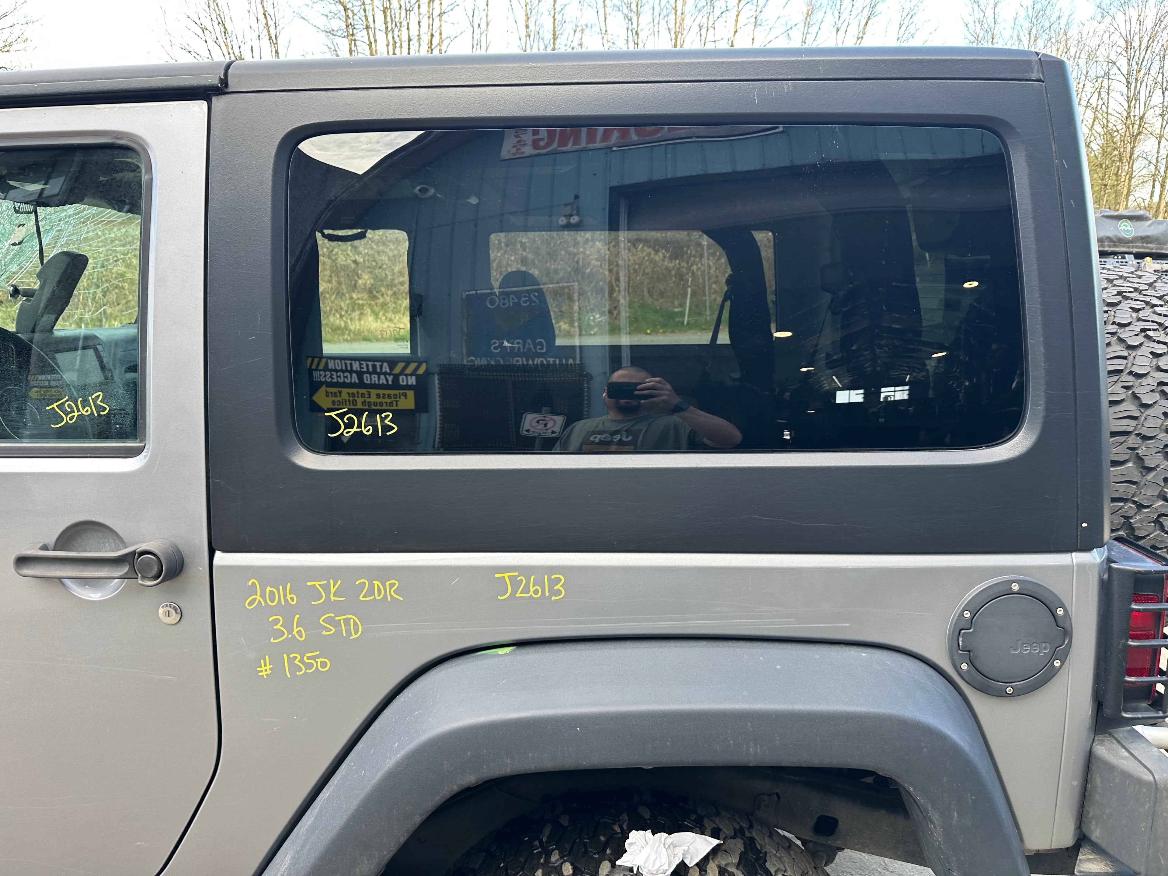 2016 Jeep Wrangler JK Sport 3.6 – J2613