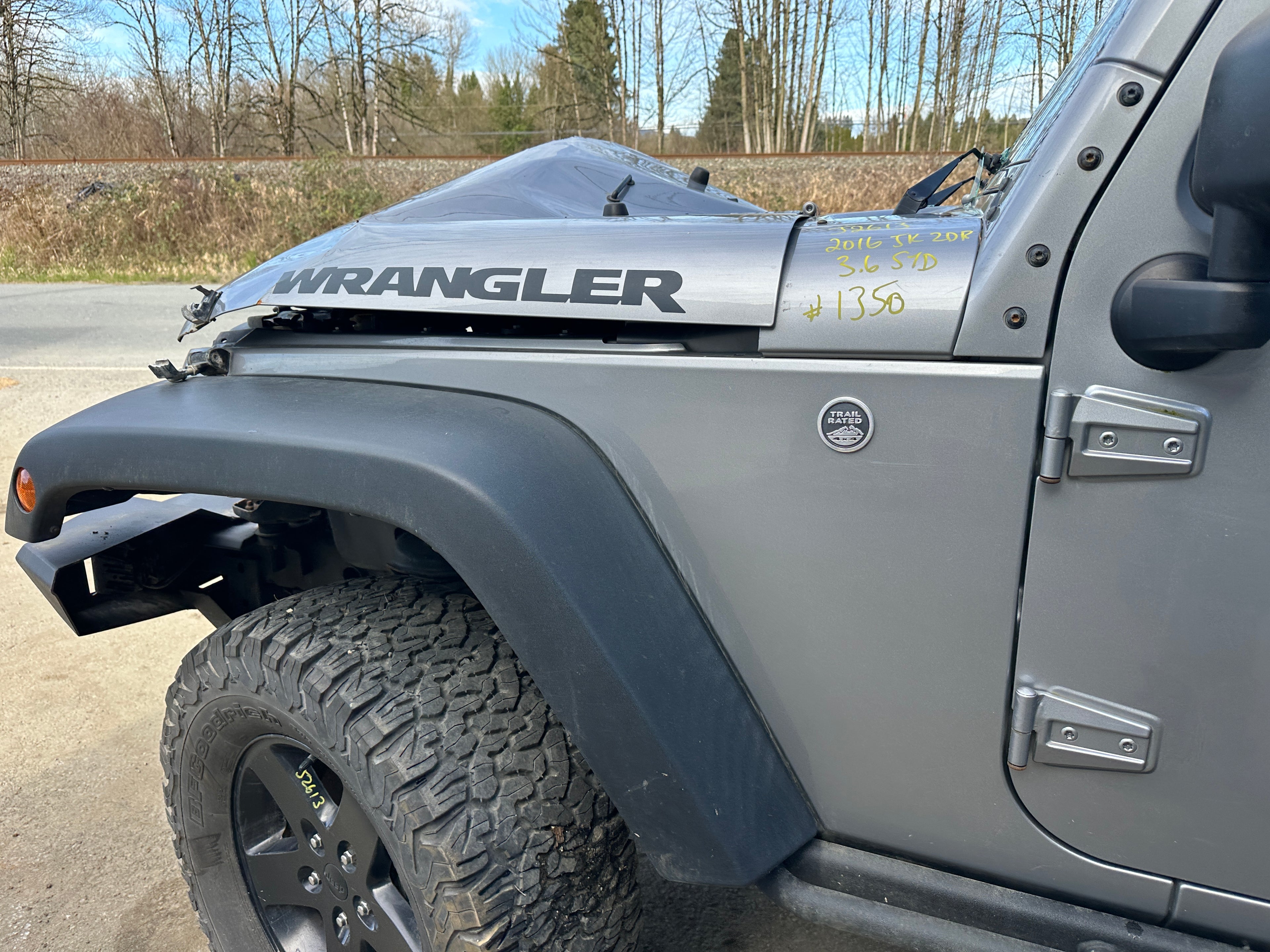 2016 Jeep Wrangler JK Sport 3.6 – J2613