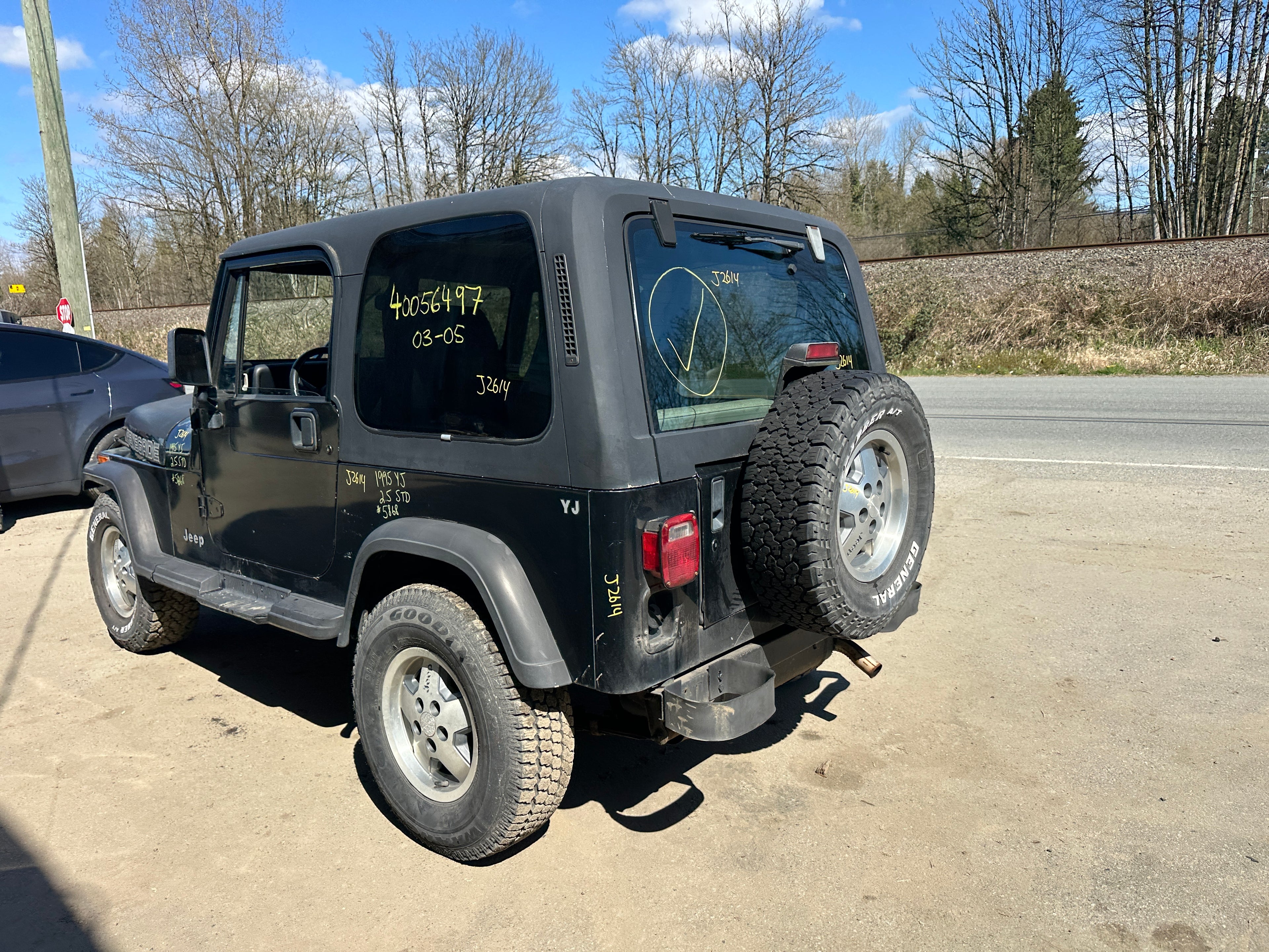 1995 Jeep Wrangler YJ Rio Grande 2.5 – J2614
