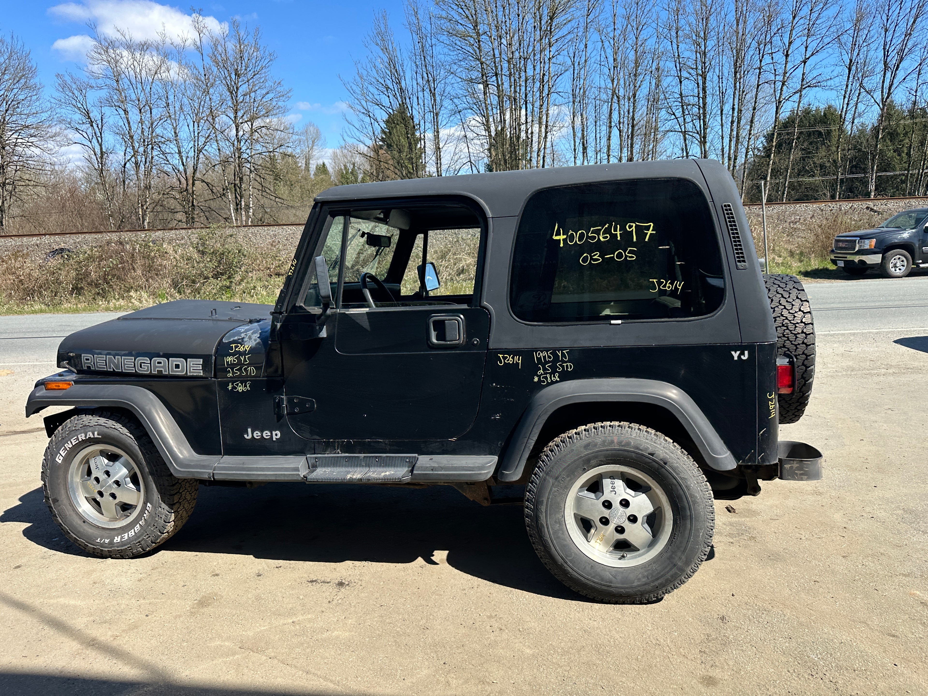 1995 Jeep Wrangler YJ Rio Grande 2.5 – J2614