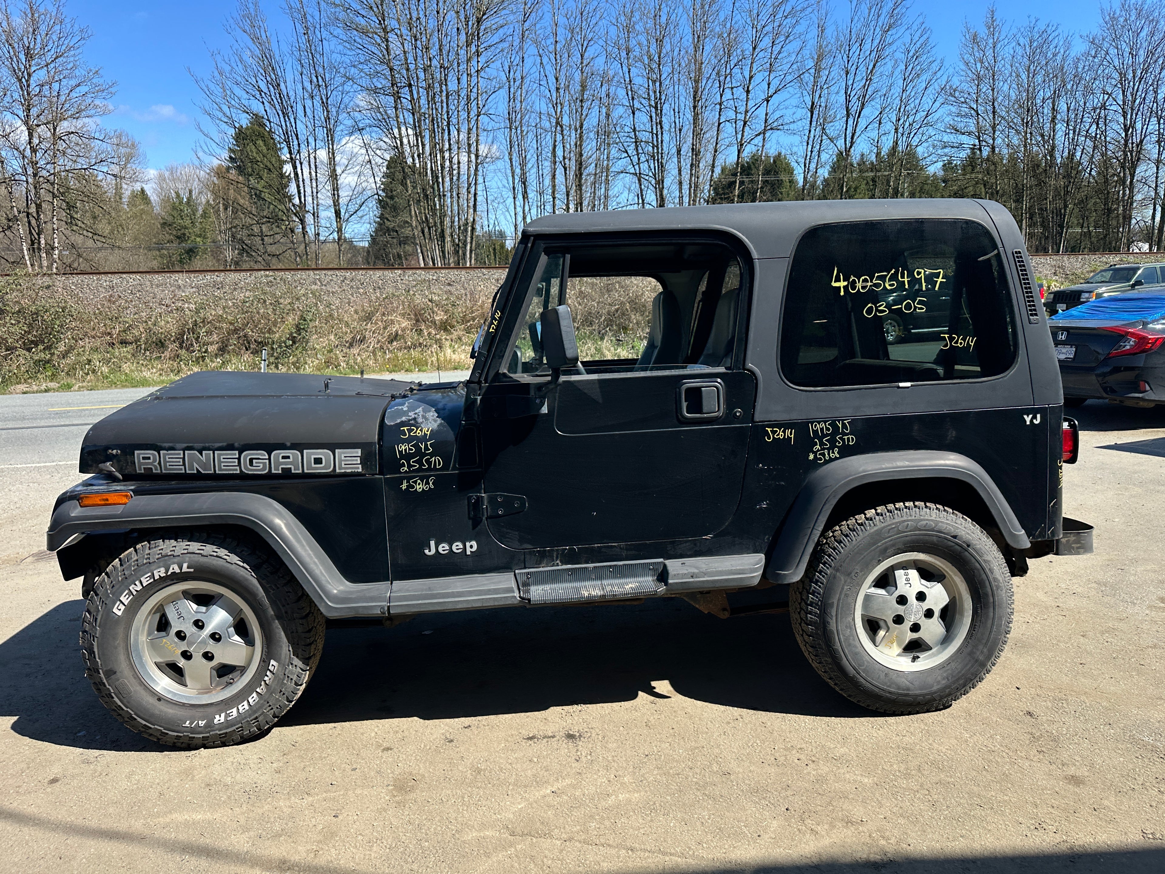 1995 Jeep Wrangler YJ Rio Grande 2.5 – J2614