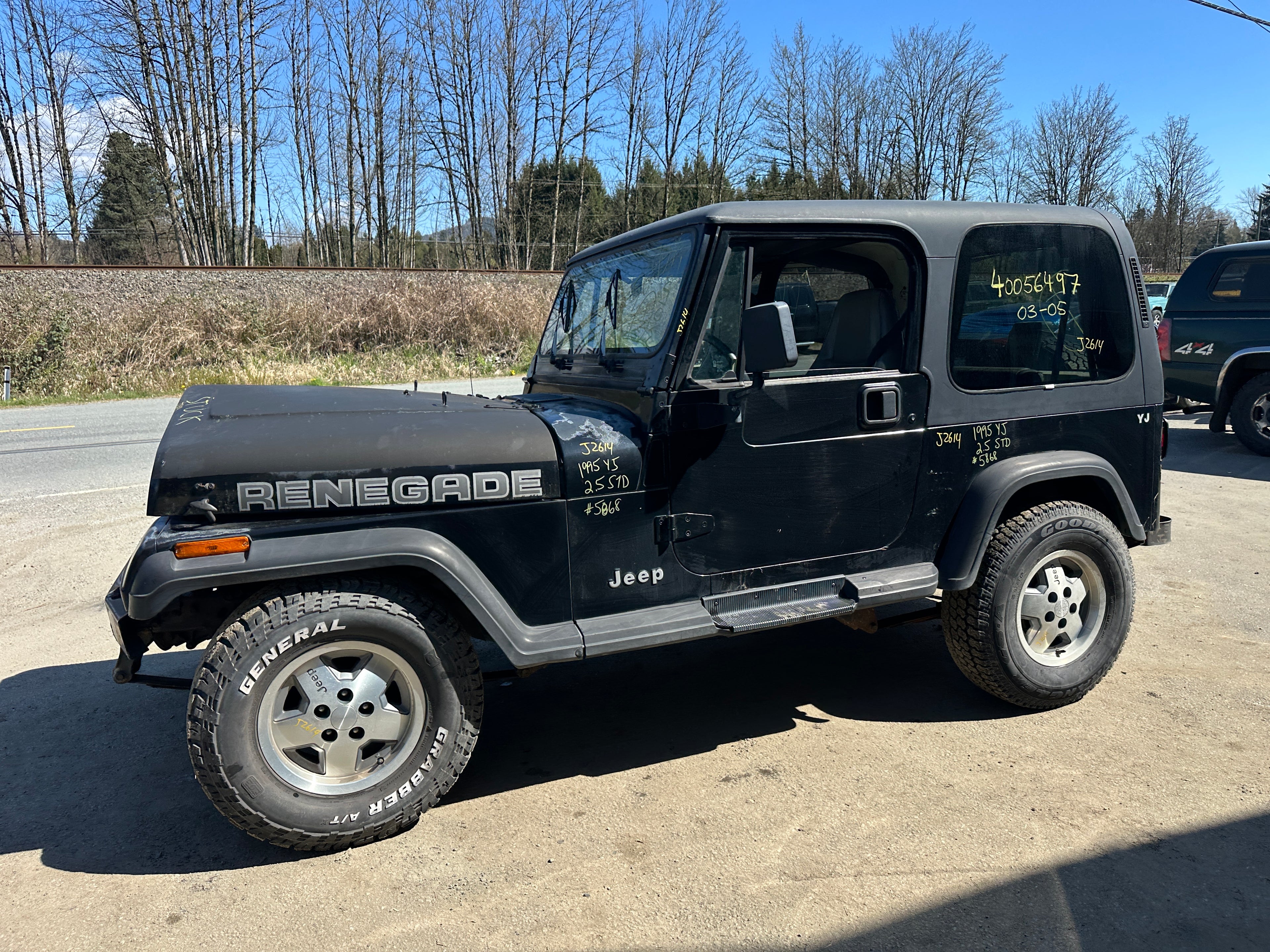 1995 Jeep Wrangler YJ Rio Grande 2.5 – J2614