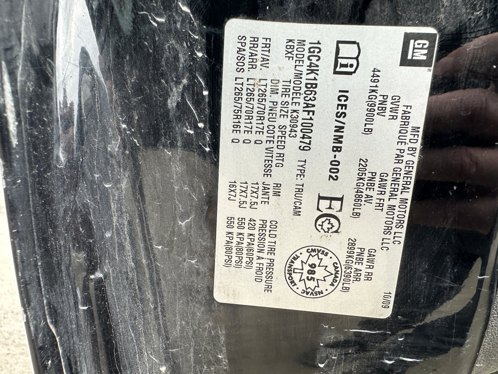 2010 Chevrolet Silverado 3500 6.6L LMM – C2512