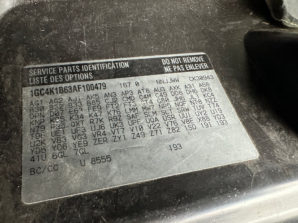 2010 Chevrolet Silverado 3500 6.6L LMM – C2512