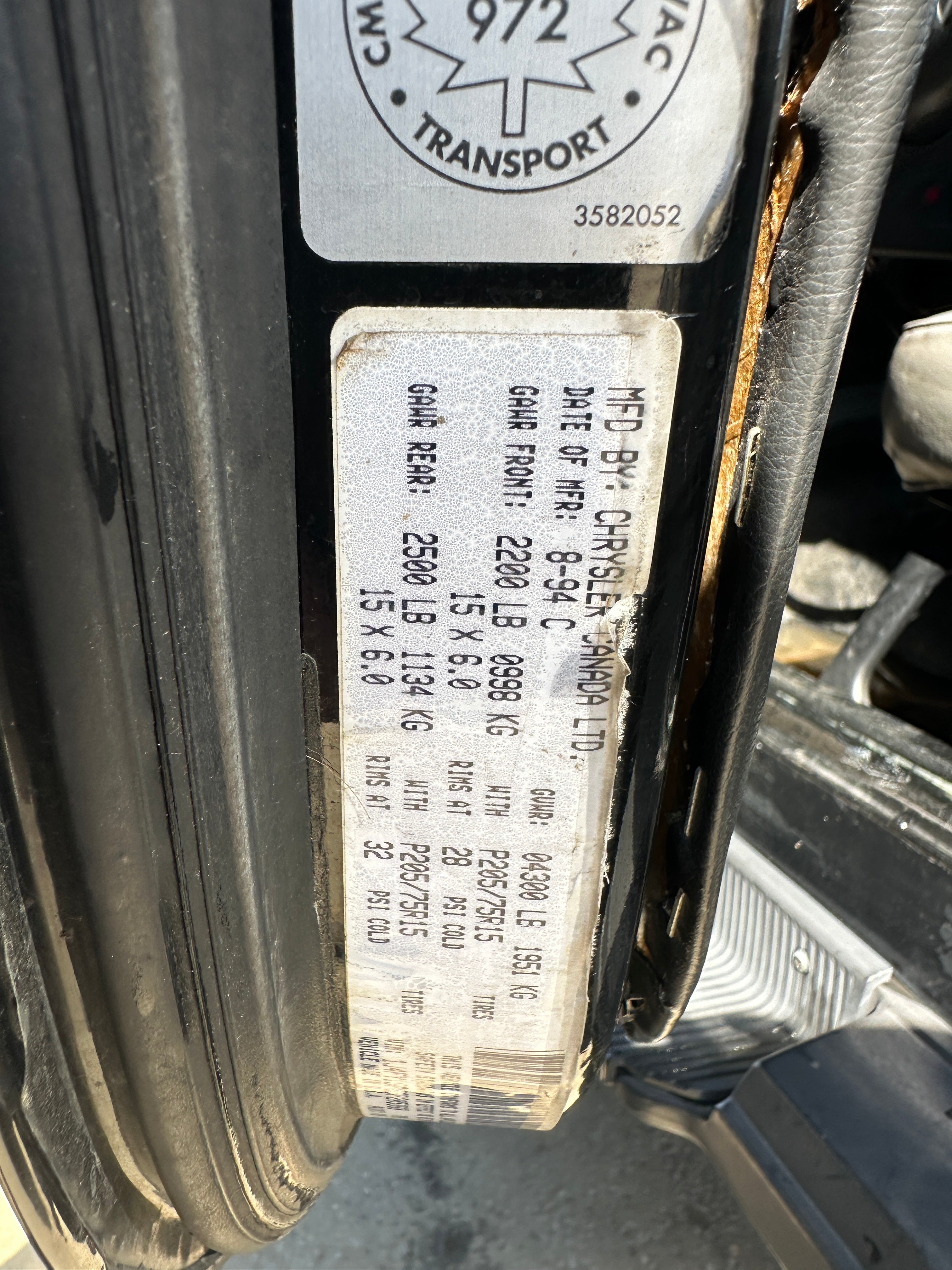 1995 Jeep Wrangler YJ Rio Grande 2.5 – J2614