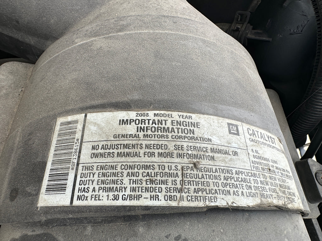 2008 Chevrolet Silverado 2500HD 6.6 LMM Duramax – C2525