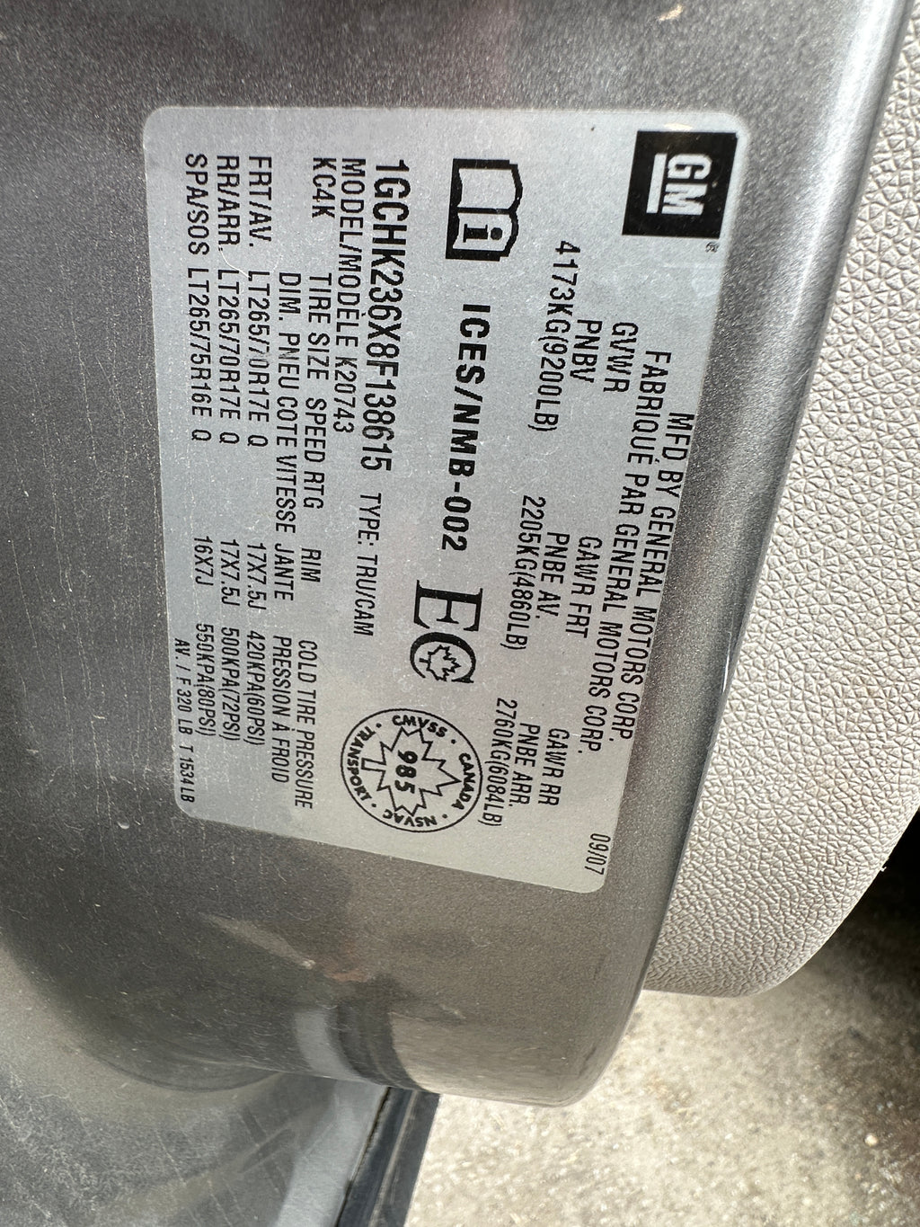 2008 Chevrolet Silverado 2500HD 6.6 LMM Duramax – C2525