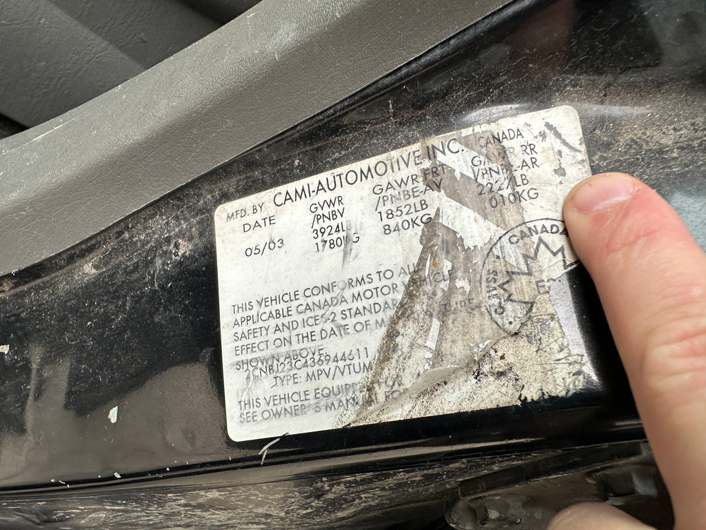 2003 Chevrolet Tracker 2.0 – C2516