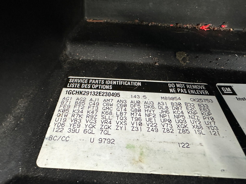 2002 Chevrolet Silverado K2500HD 6.6 LB7 Duramax – C2540