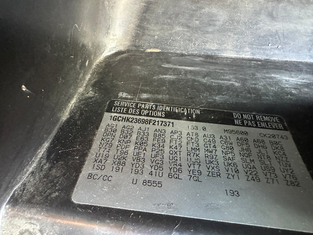 2008 Chevrolet Silverado 2500 6.6L LMM – C2514