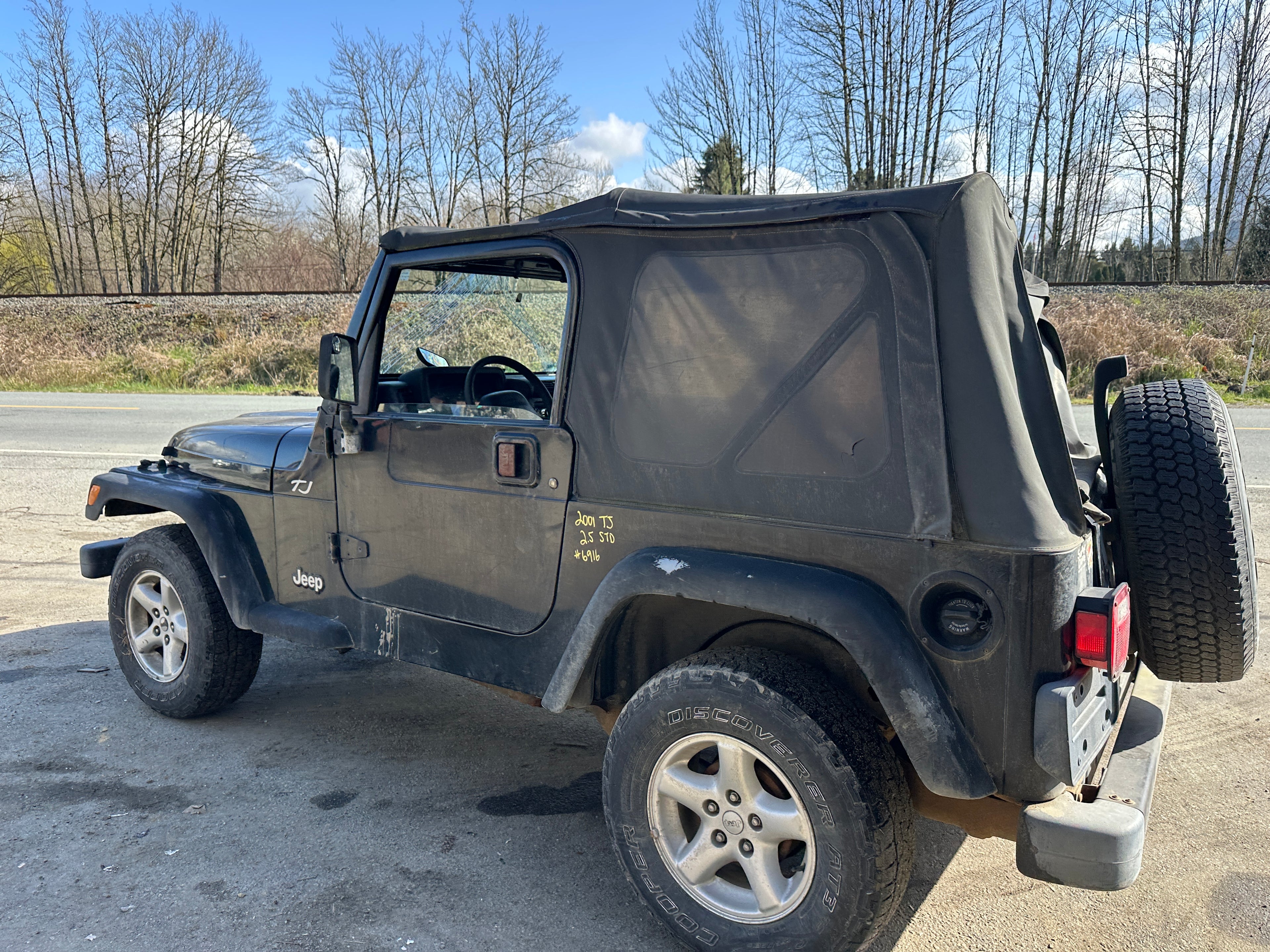 2001 Jeep Wrangler TJ 2.5 – J2517