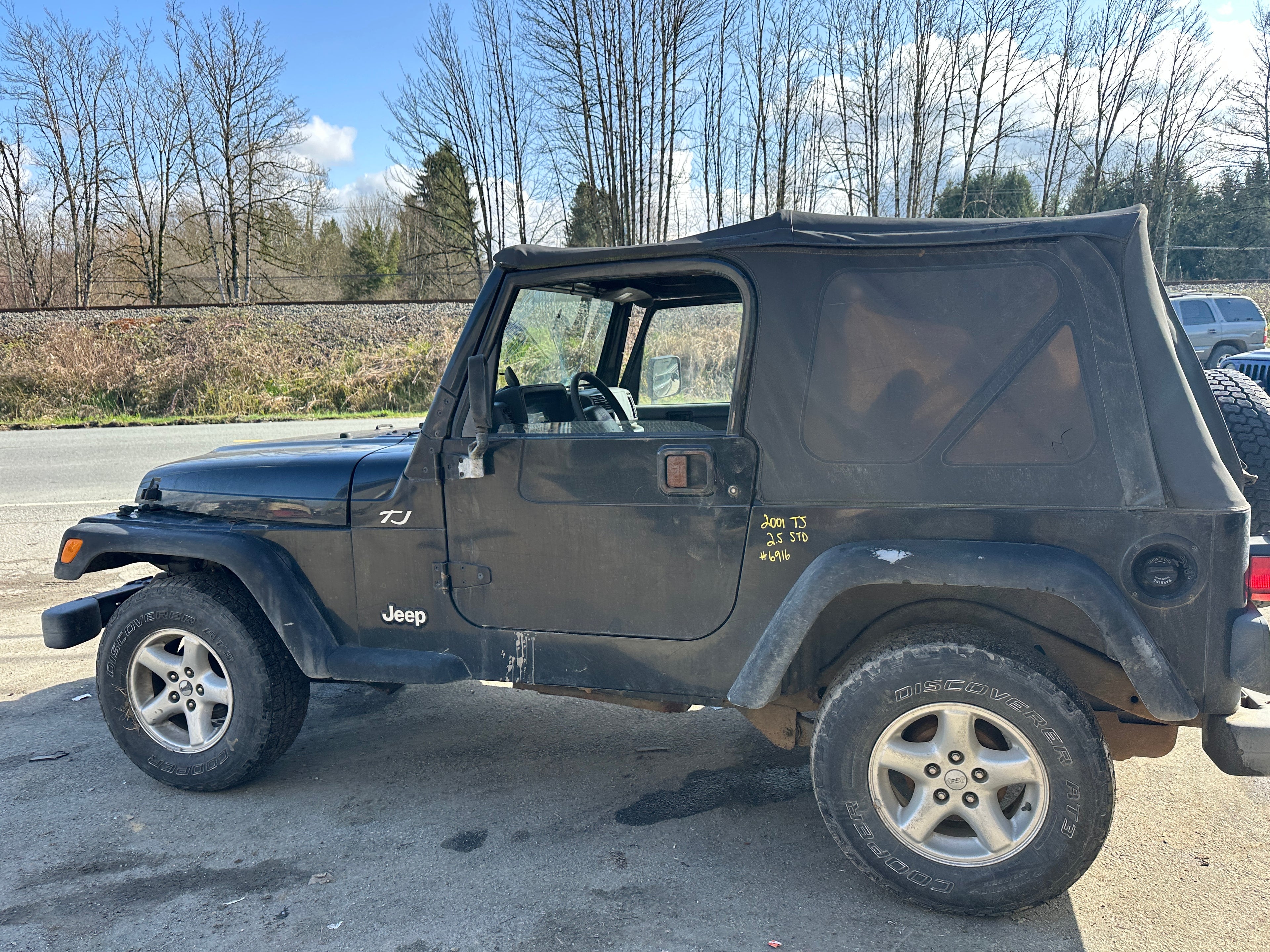 2001 Jeep Wrangler TJ 2.5 – J2517