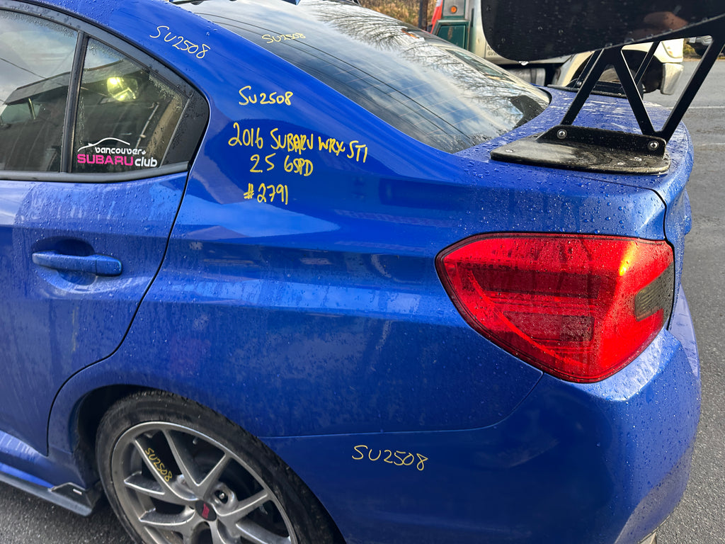 2016 Subaru WRX STI Limited 2.5 – SU2508