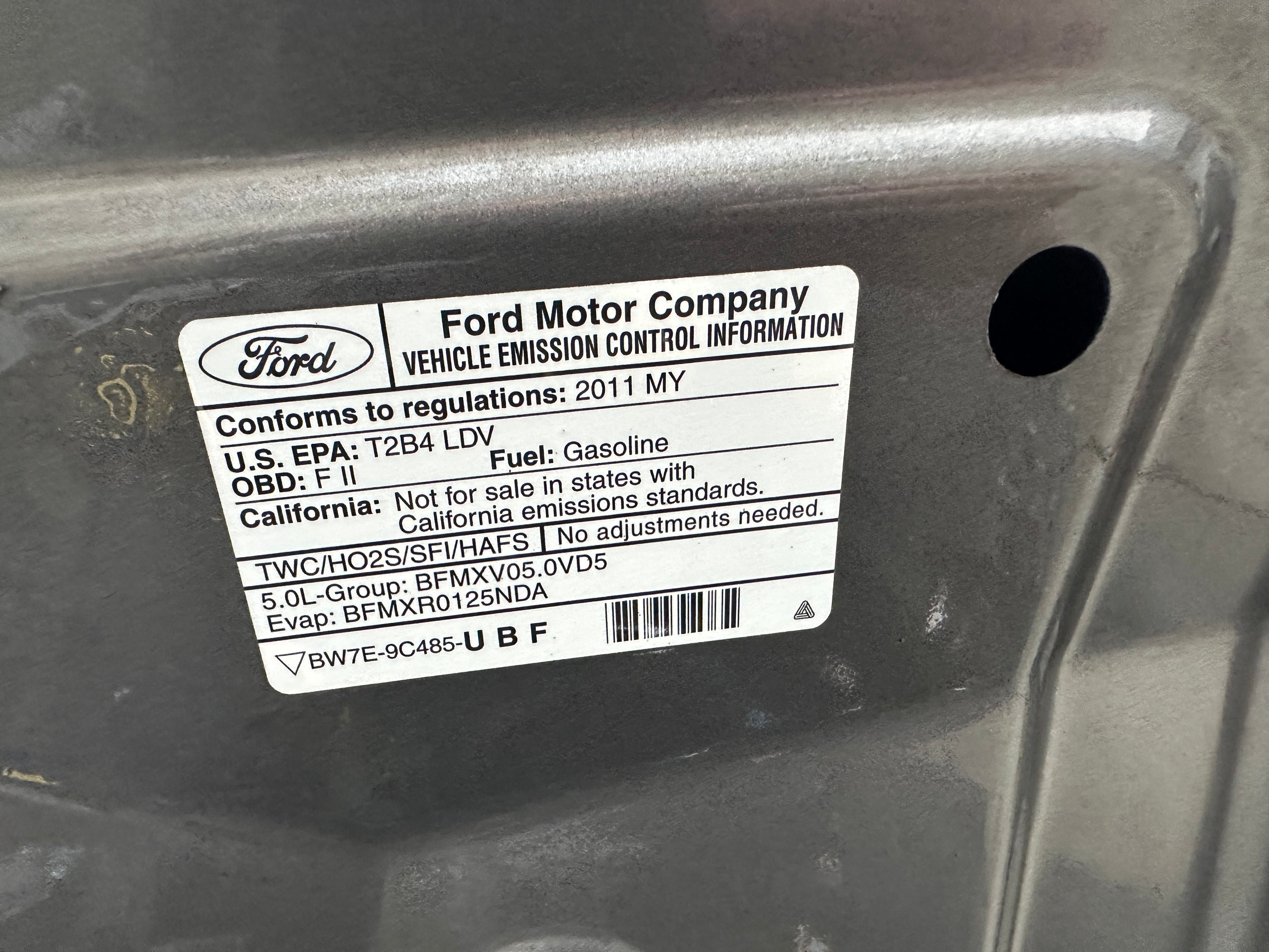 2011 Ford Mustang GT 5.0 – F2515