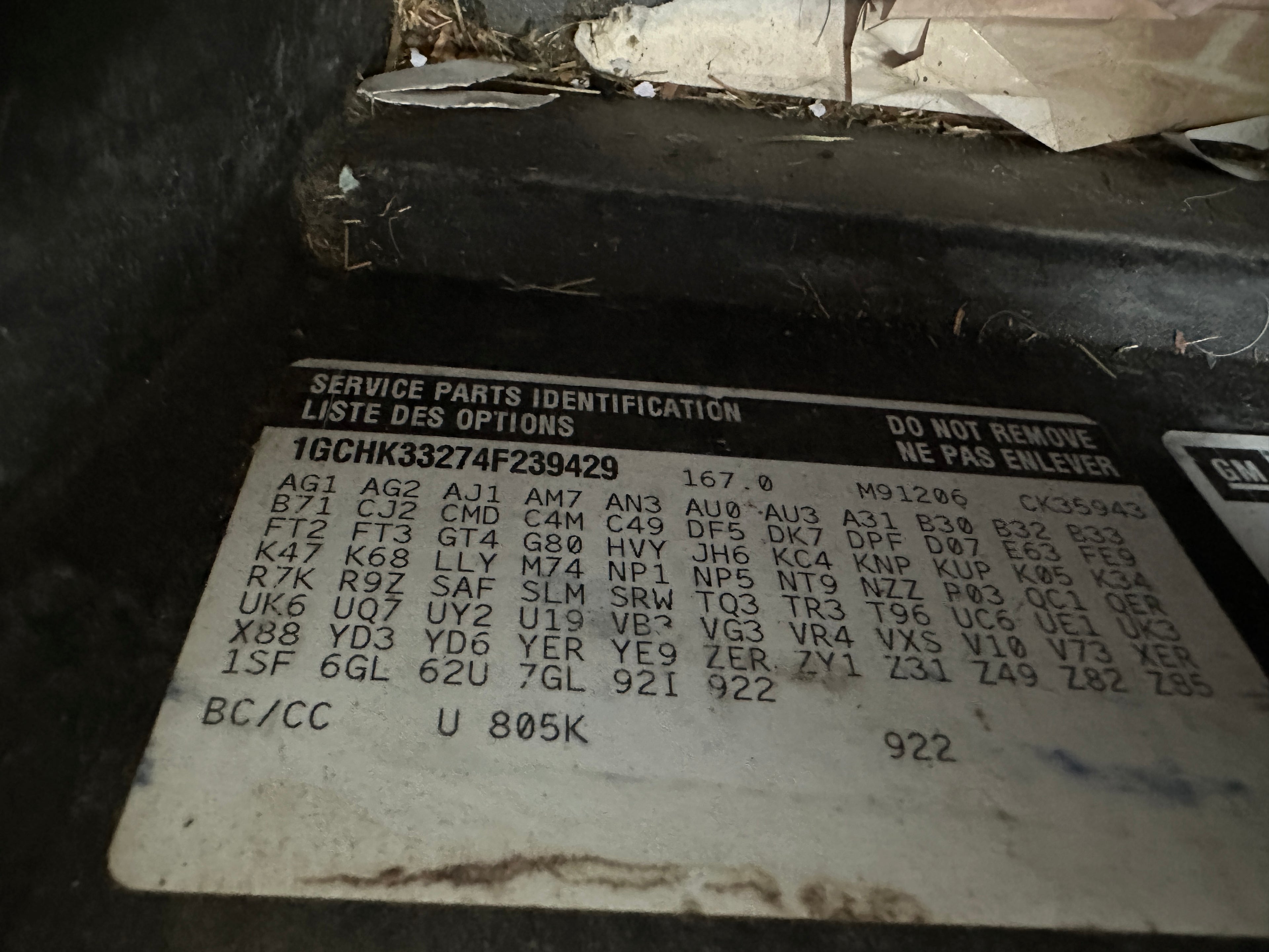 2004 Chevrolet Silverado 3500 6.6L LLY – C2517