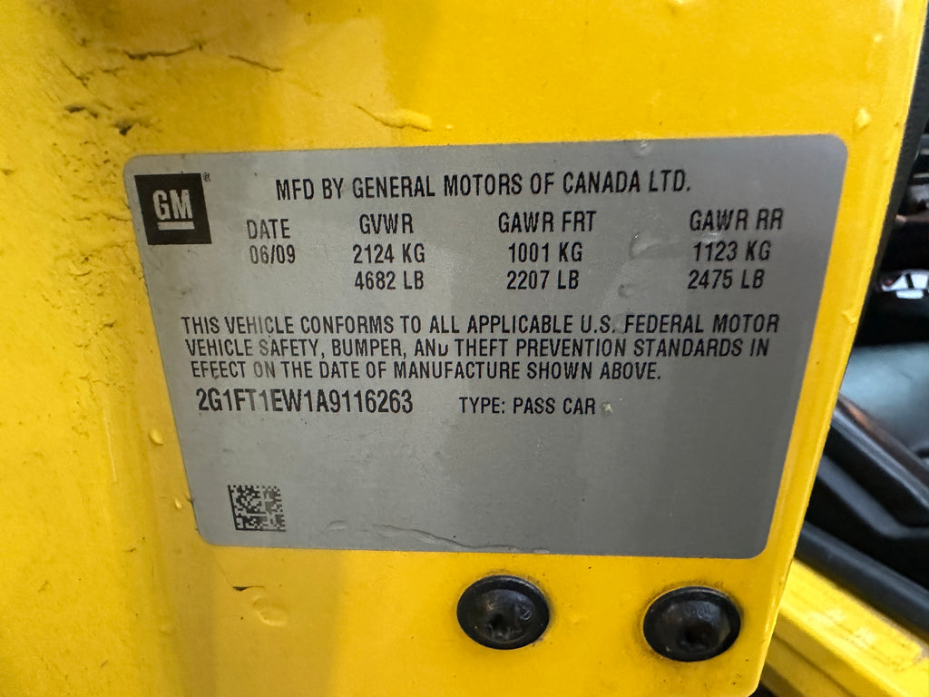 2010 Chevrolet Camaro SS 6.2 – C2544