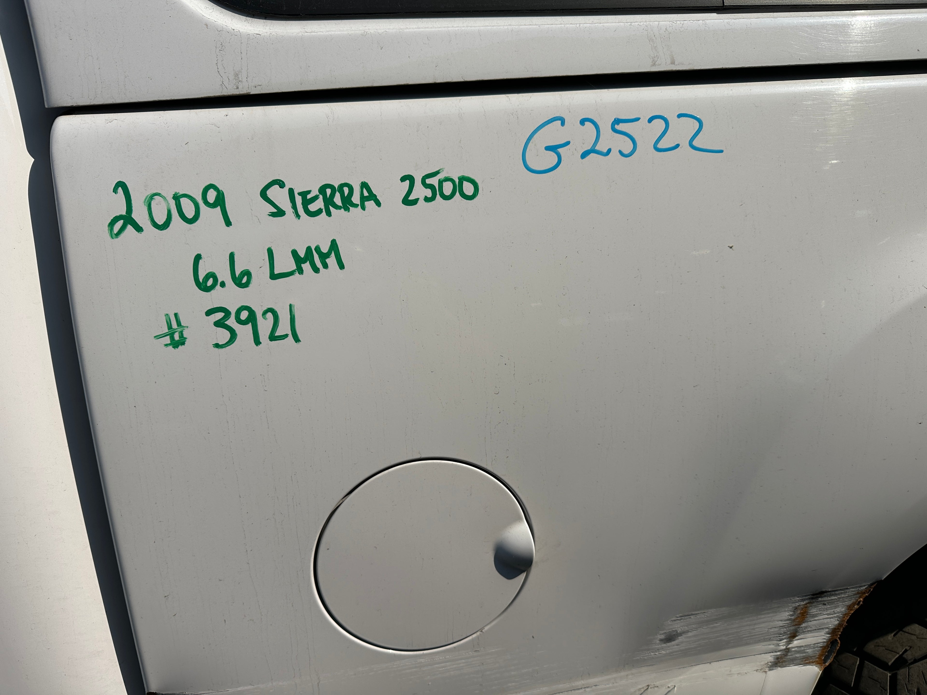 2009 GMC Sierra K2500HD 6.6 LMM Duramax – G2522