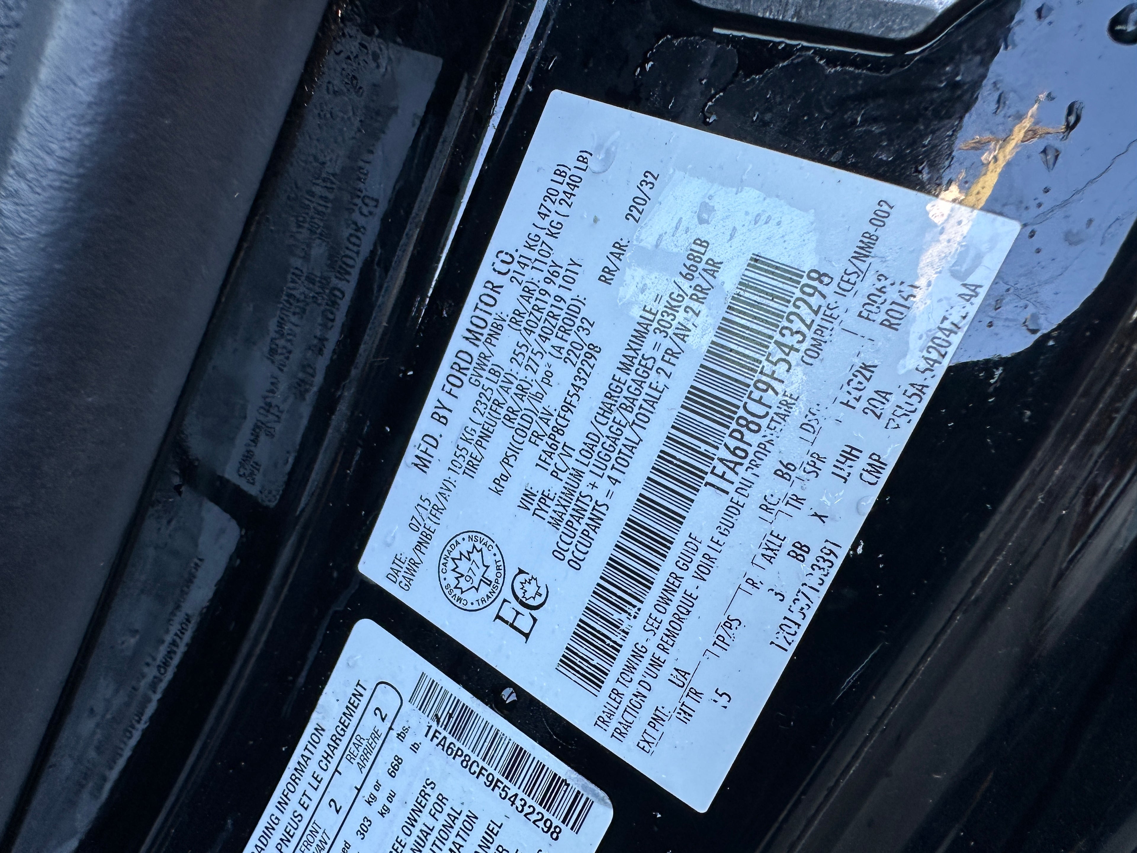 2015 Ford Mustang GT 5.0 – F2601