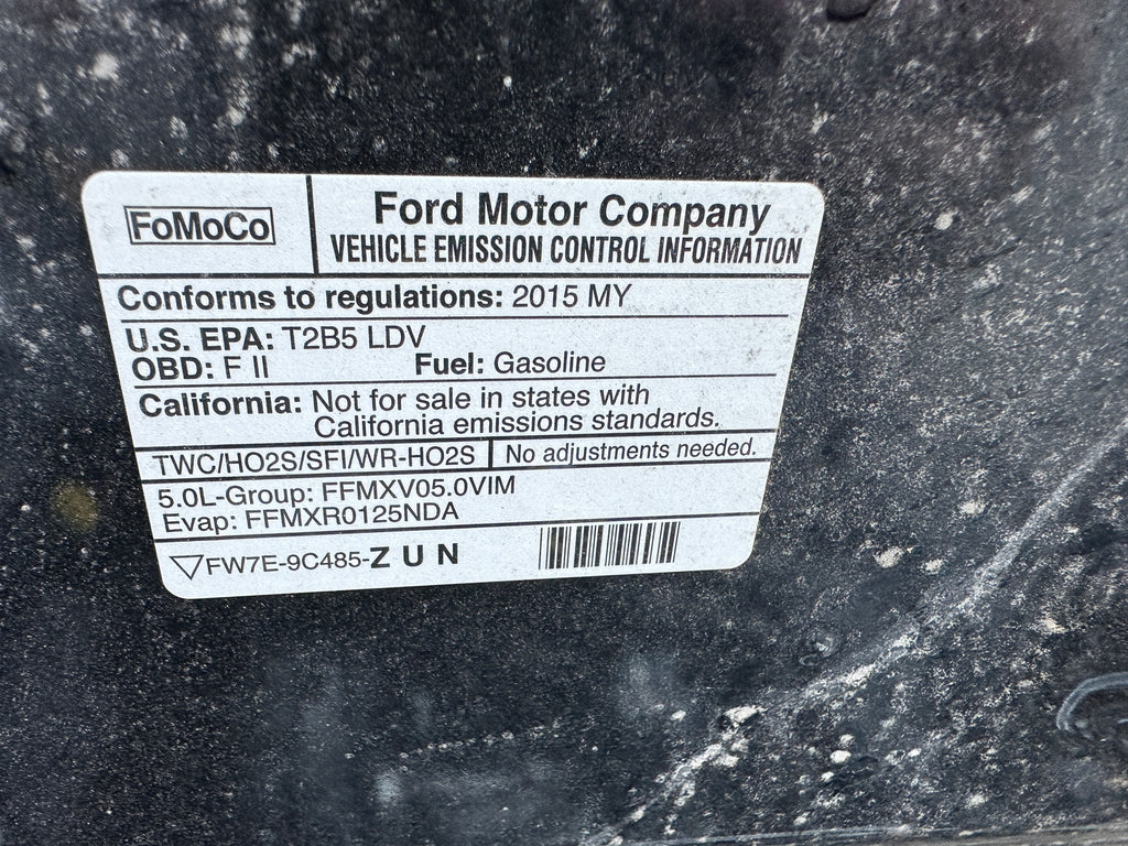 2015 Ford Mustang GT 5.0 – F2601