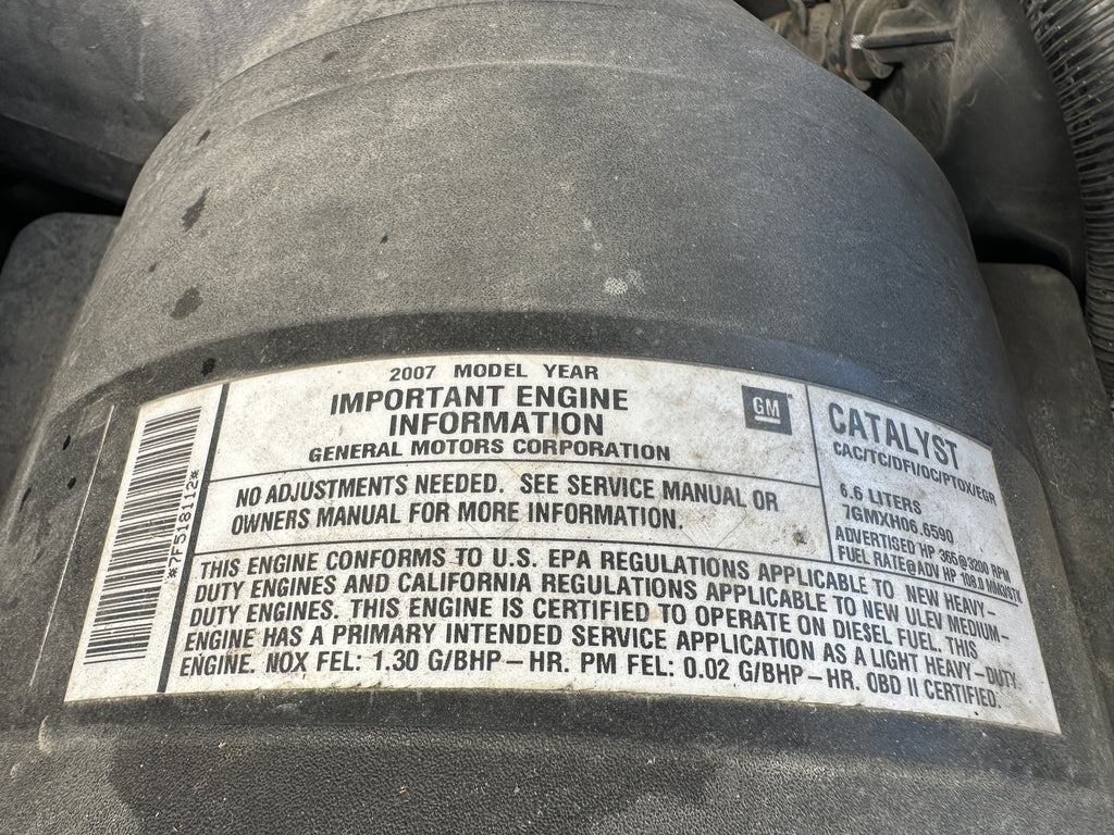 2007 Chevrolet Silverado 3500 6.6L LMM – C2518