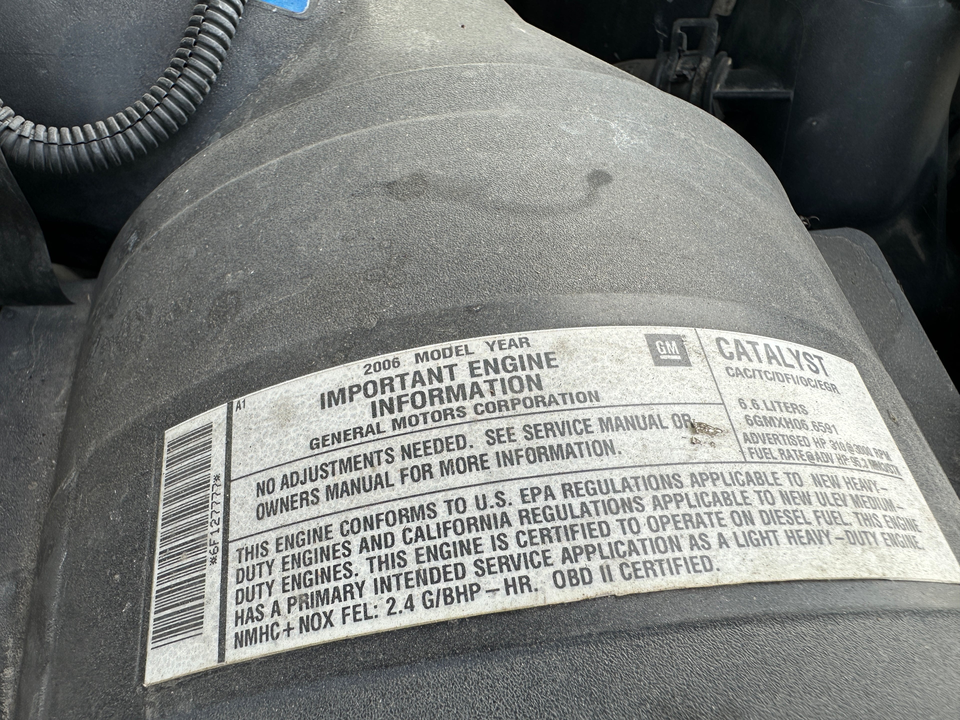 2007 Chevrolet Silverado K2500HD 6.6 LBZ Duramax – C2531