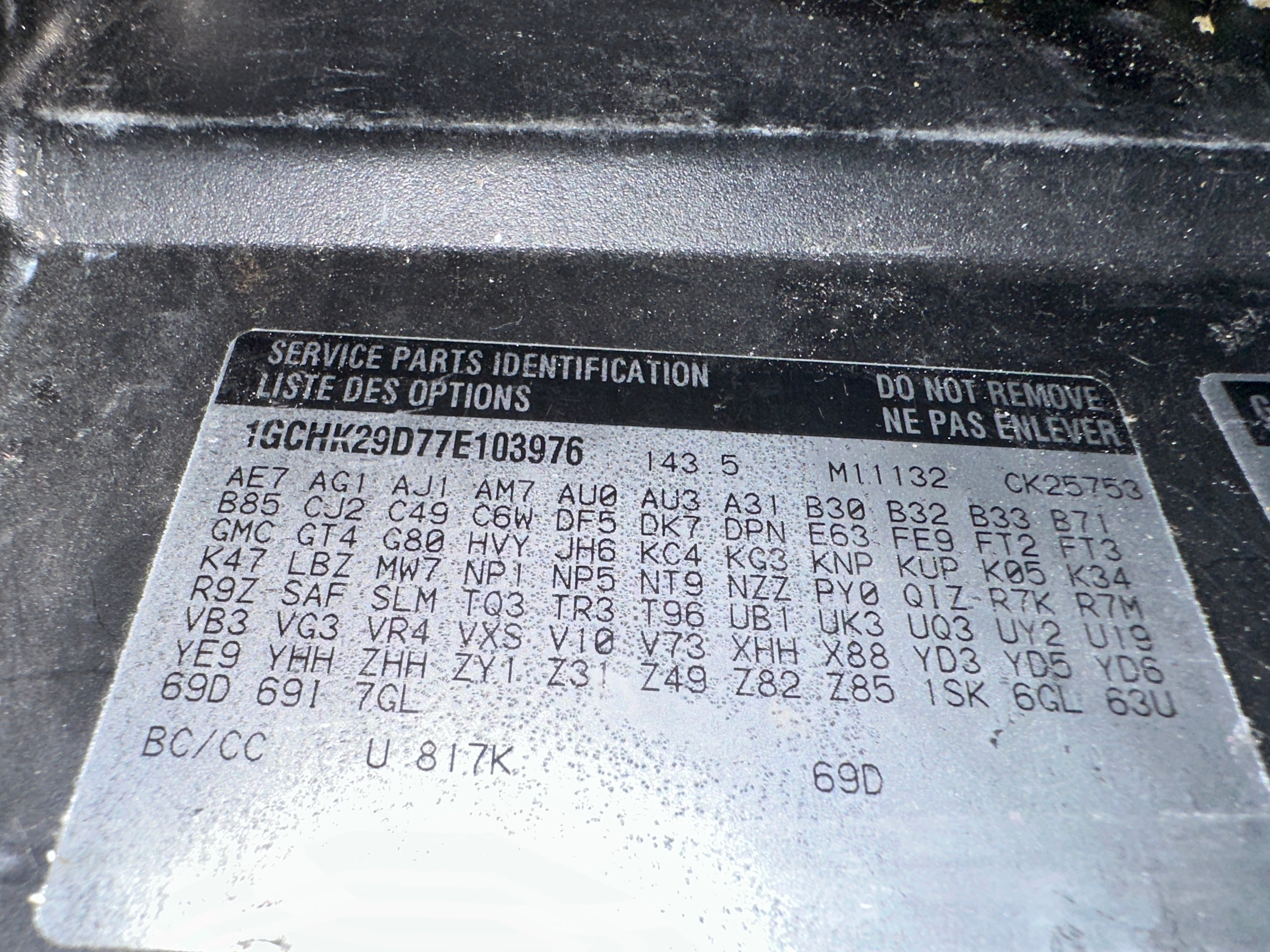 2007 Chevrolet Silverado K2500HD 6.6 LBZ Duramax – C2531