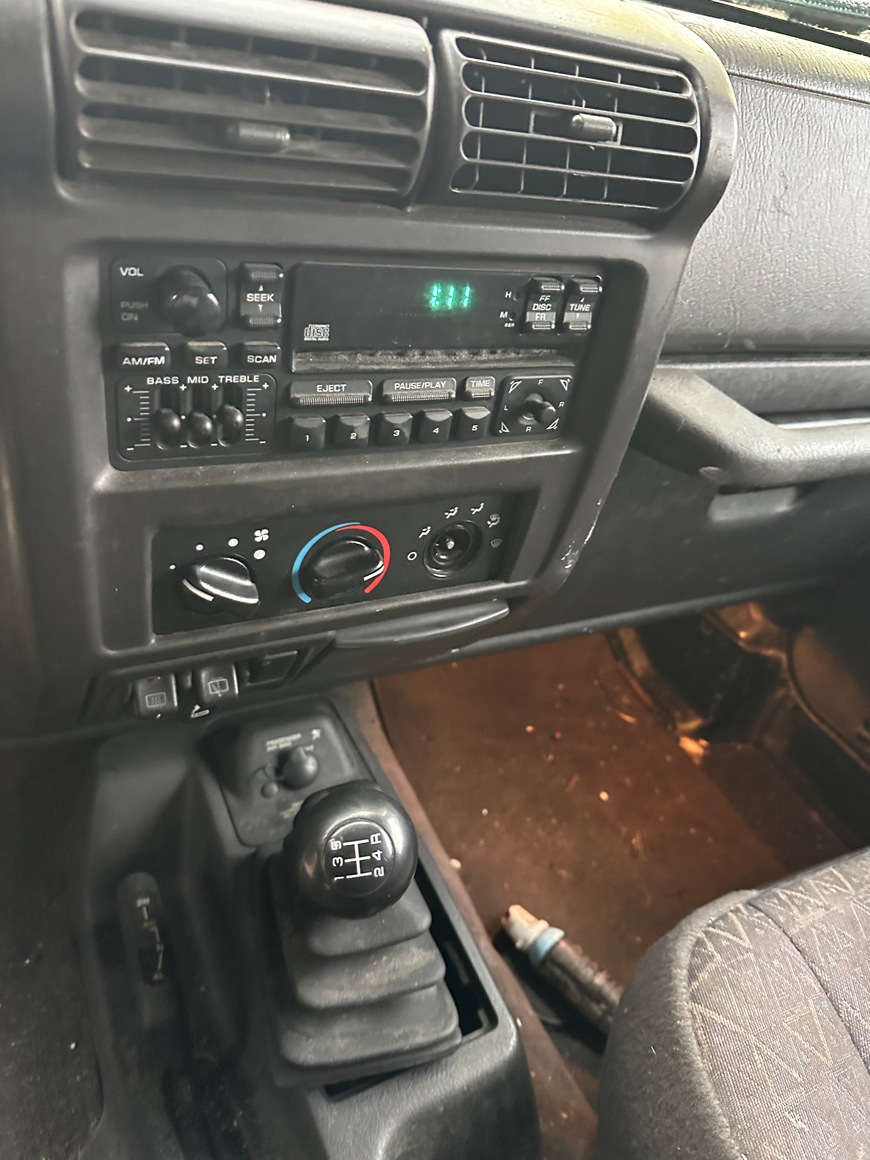 2002 Jeep Wrangler TJ 2.5 – J2601