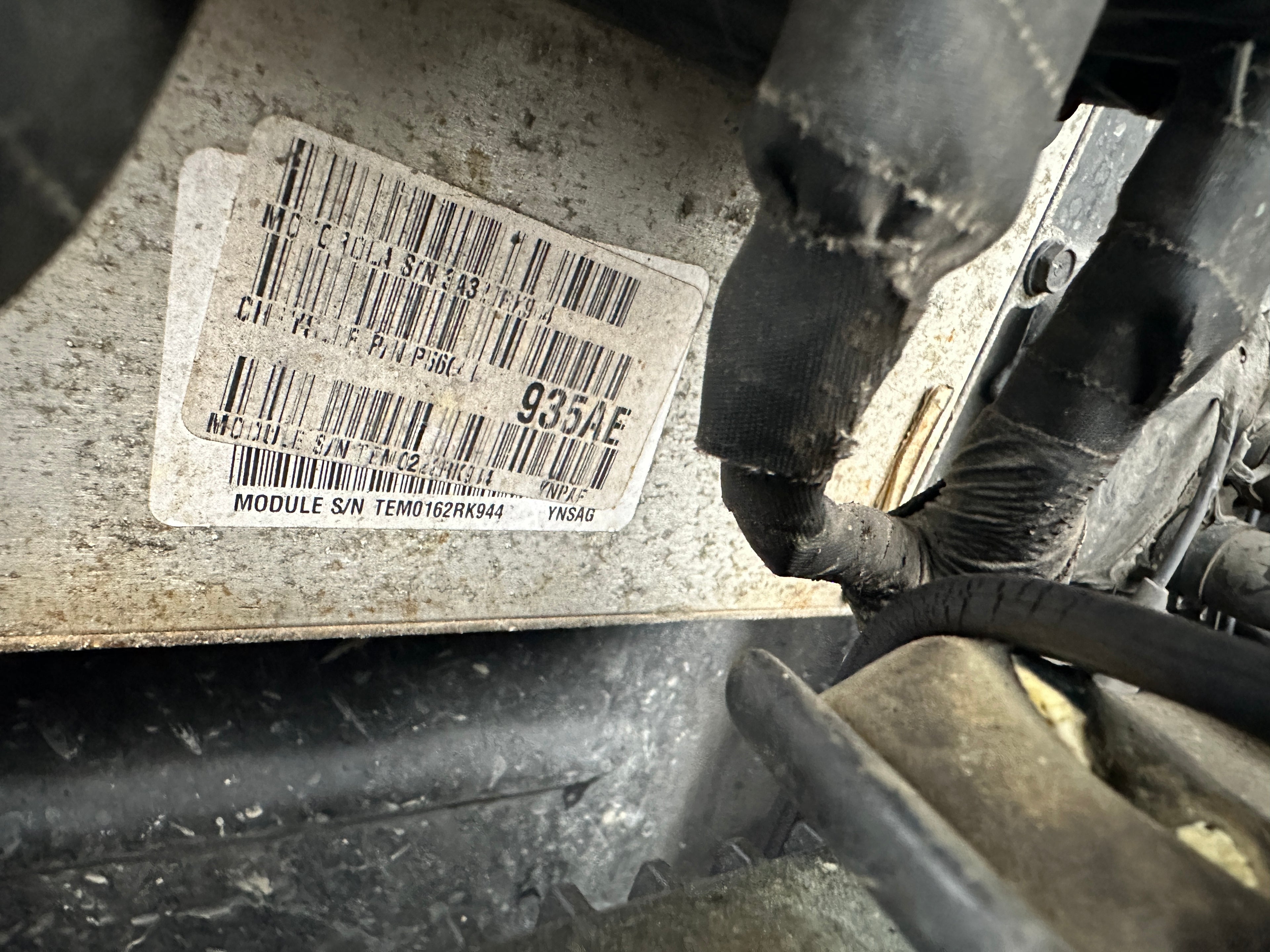 2002 Jeep Wrangler TJ 2.5 – J2601