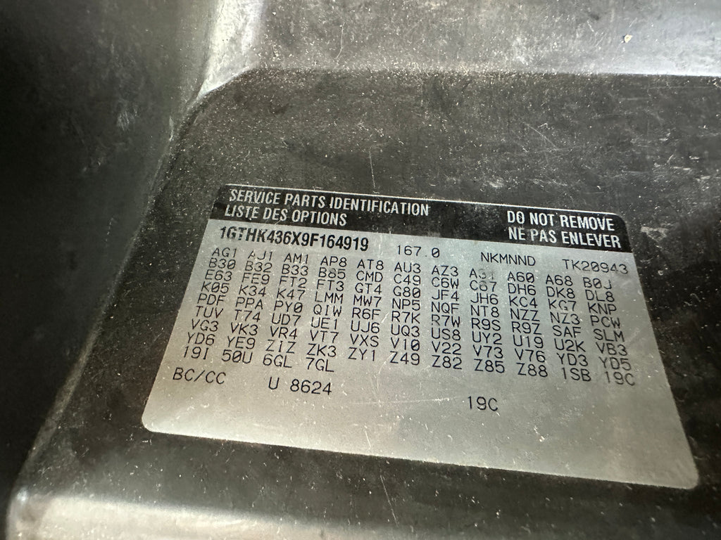 2009 GMC Sierra 2500 6.6L LMM – G2518