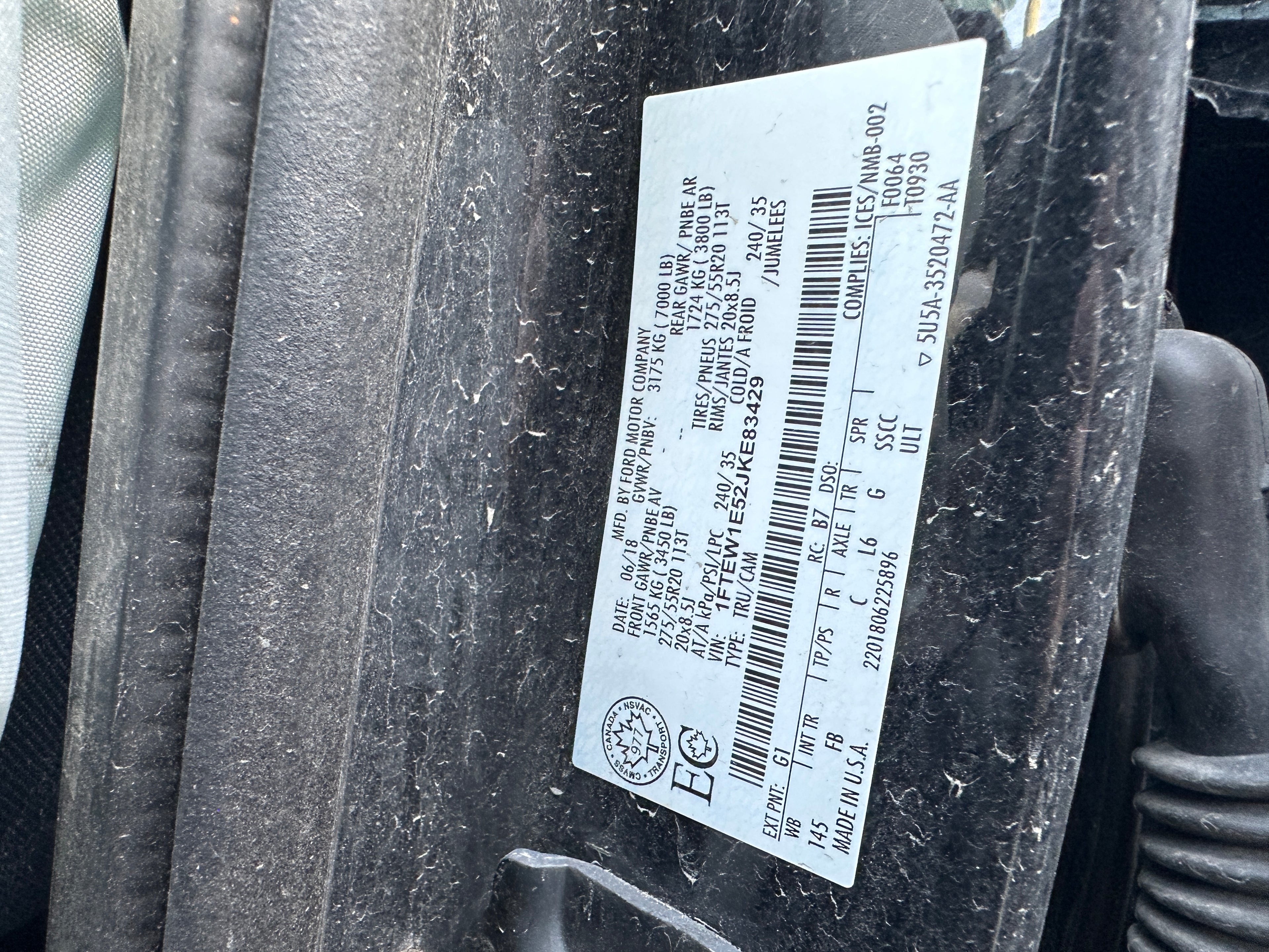 2018 Ford F-150 4x4 5.0 – F2511