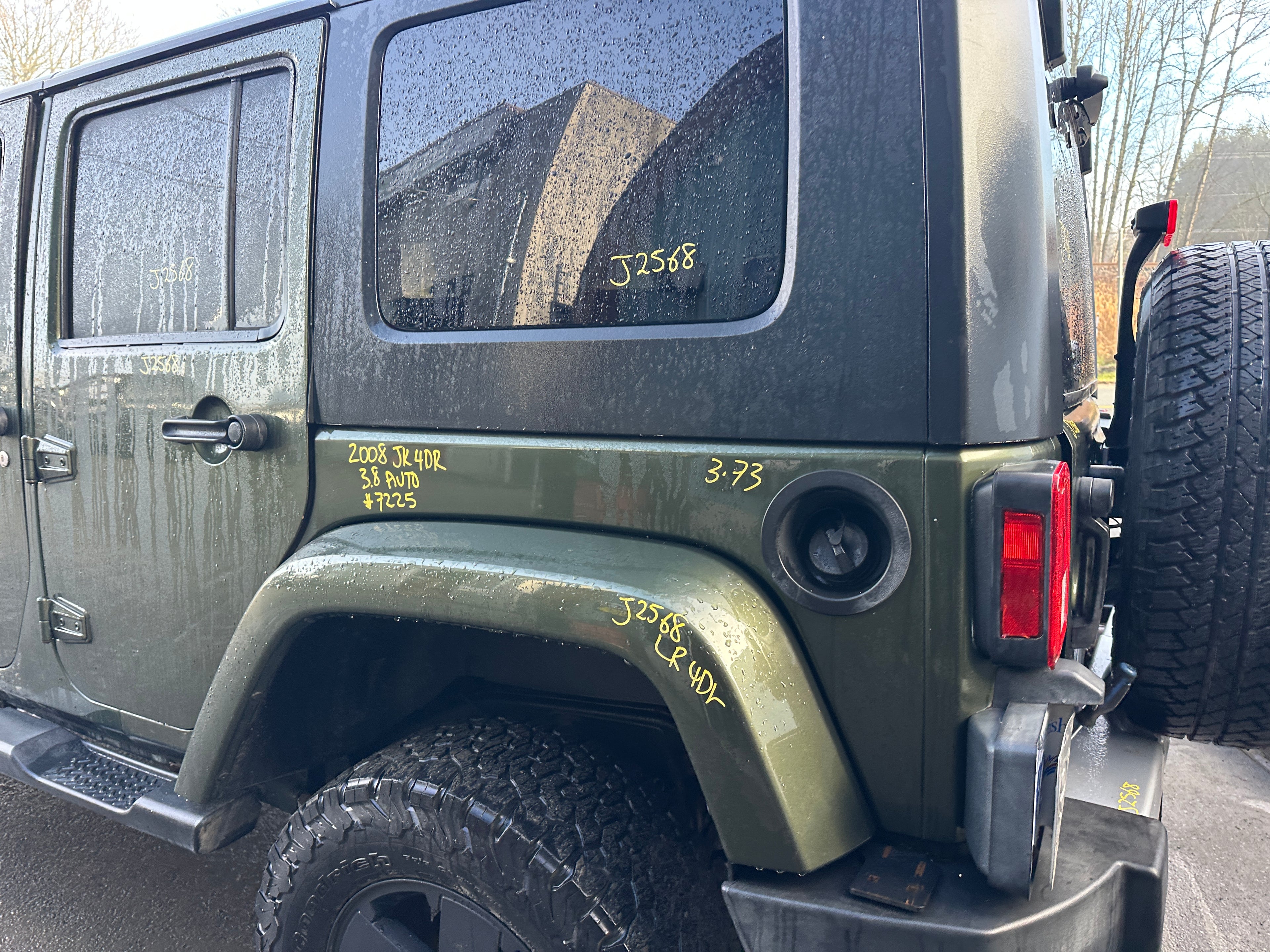 2008 Jeep Wrangler JK Unlimited Sahara 3.8 – J2568