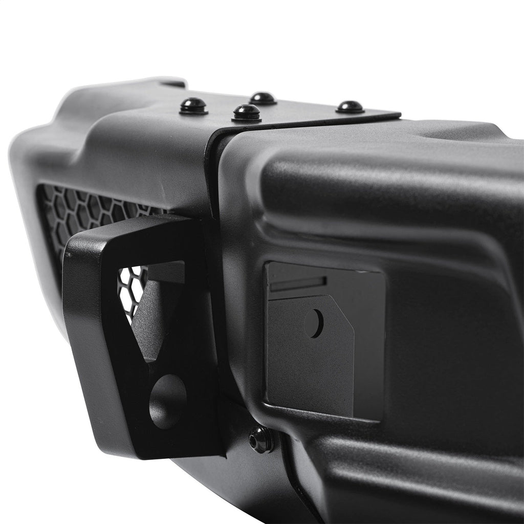 close-up of D-ring mount on 2018–2026 Jeep Wrangler JL modular rear bumper